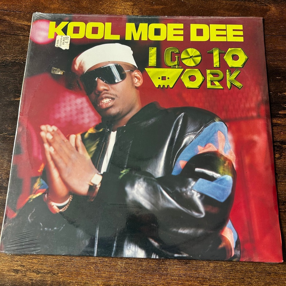 Kool Moe Dee I Go To Work 12" Vinyl Single 1989 Jive 1264-1-JD Teddy Riley